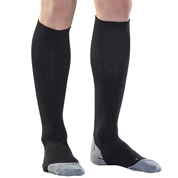 Black & Grey compression socks manufacturer