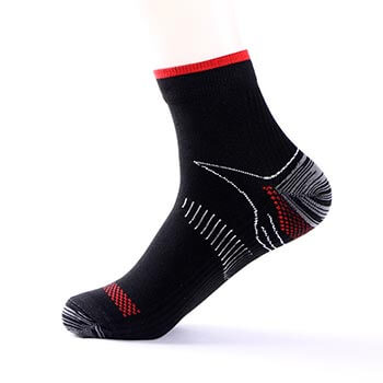 Black & red nano socks manufacturer