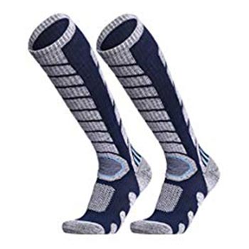 Blue patterned athletic Socks Manufacturer