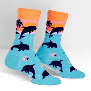 dolphin patterned summer socks manufacturer canada