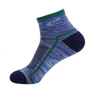 Jizzy pattern blue athletic socks manufacturer