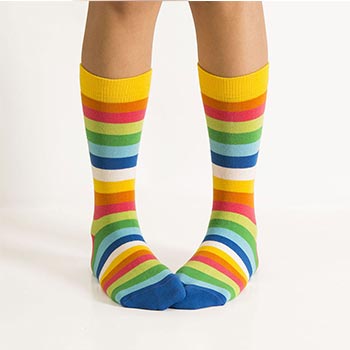 rainbow summer socks manufacturer in USA