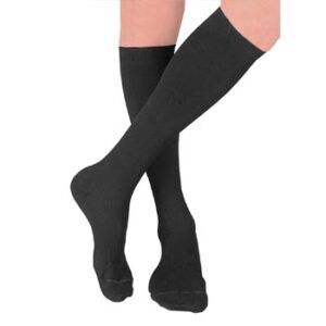 Solid black compression socks manufacturer