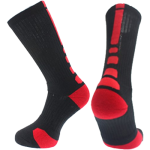 black and red sports socks manufacturers