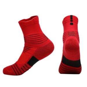 red ankle socks