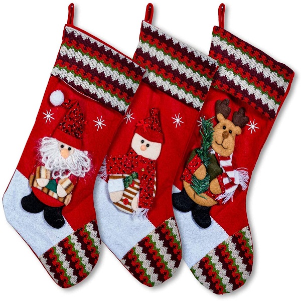 gift bags red socks