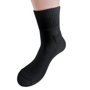 black diabetic socks for men