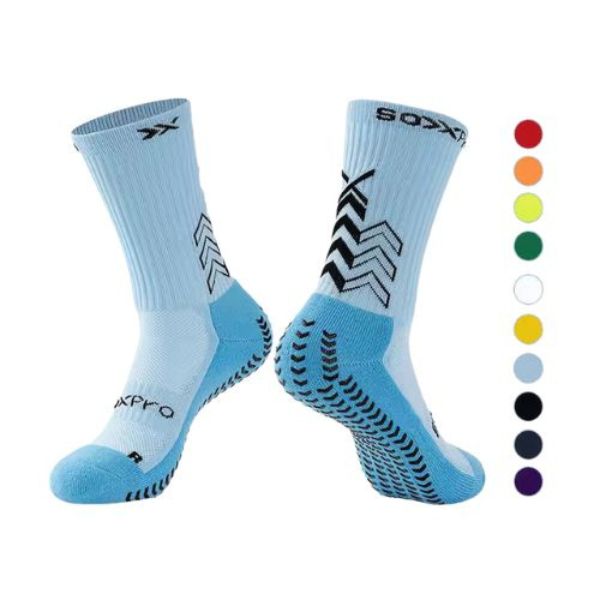 mid blue silicone socks in bulk