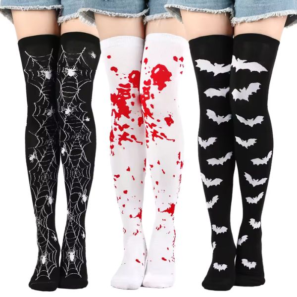 bulk womens thigh high socks for halloween