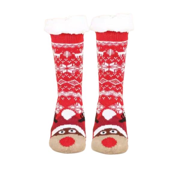 bulk fuzzy christmas socks
