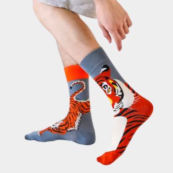 tiger print odd socks manufacturers